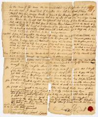 Probated will of James Bedell, 1754