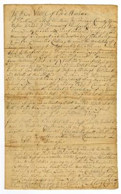 Probated will of Elnathan Field, 1754