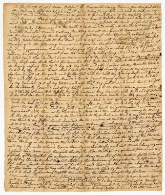 Probated will of Caleb Wright, 1753