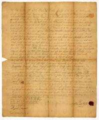 Probated will of Martha Halsey, 1754