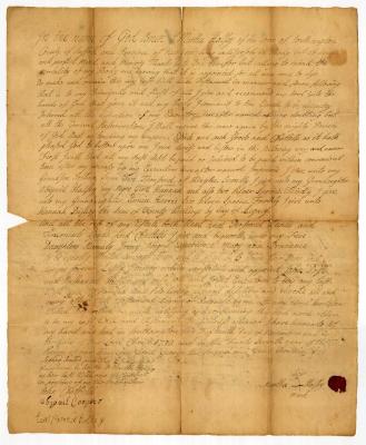 Probated will of Martha Halsey, 1754