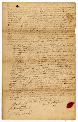 Probated will of Jonathan Odell, 1754