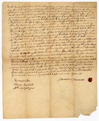 Probated will of Samuel Seaman, 1754