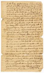 Probated will of James Semple, 1754