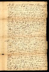 Probated will of Thomas Pell, 1754