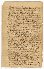 Probated will of Henricus Boelen, 1755
