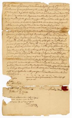 Probated will of John Vanderbeak, 1754