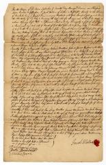 Probated will of Jacob Wallace, 1754