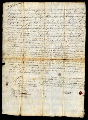 Probated will of Peter Titus, 1754