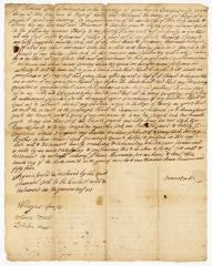 Probated will of Samuel Cock, 1755