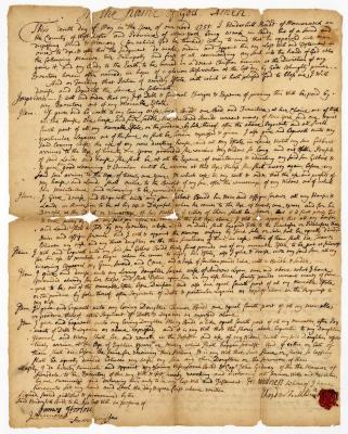 Probated will of Underhill Budd, 1755