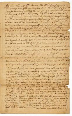 Probated will of Moses Fowler, 1755