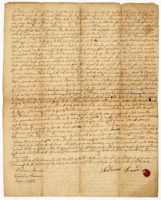 Probated will of Nathaniel Townsend, 1754