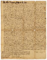 Probated will of Abraham Voorhies, 1754
