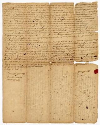 Probated will of Young Wells, 1754