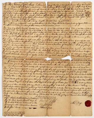 Probated will of Alexander Troup, 1754