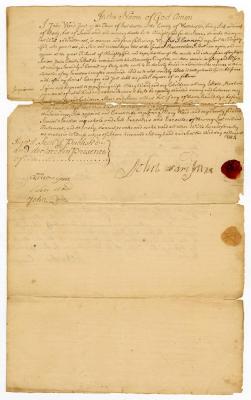 Probated will of John Ward Jr., 1754