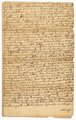 Probated will of John Burroughs, 1755