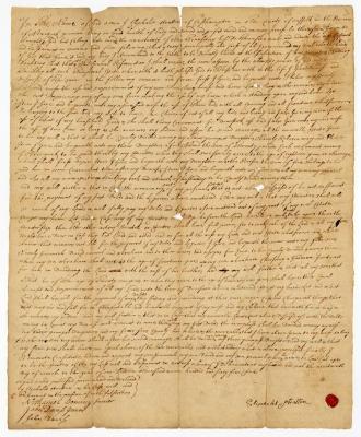 Probated will of Elephelat Stratten, 1754