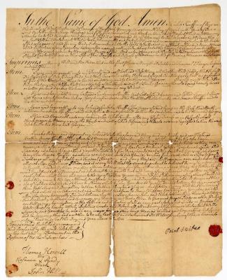 Probated will of Caleb Kniffin, 1755
