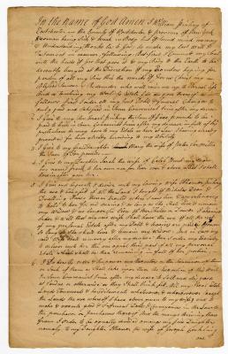 Probated will of William Pinkney, 1755
