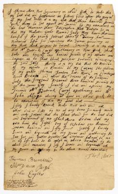 Probated will of Thomas More, 1755