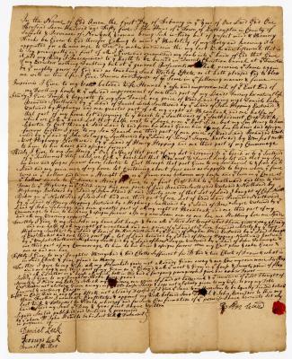 Probated will of John Hand, 1755