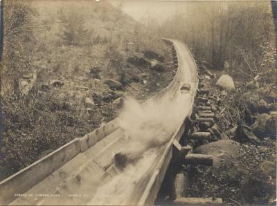 Rogers Co. Lumber Slide, Spruce Hill