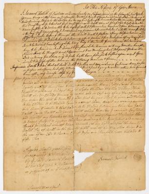 Probated will of Samuel Hallet, 1756