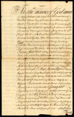 Probated will of Thomas Bahana, 1756