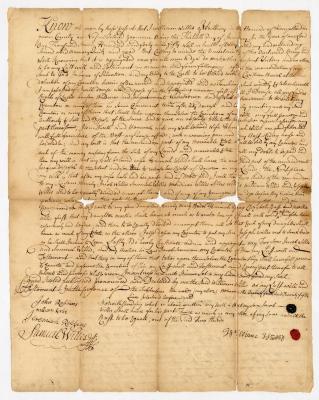 Probated will of William Willis, 1755