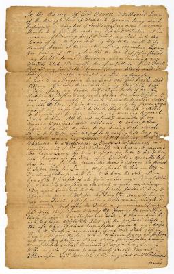 Probated will of Nathaniel Lewis, 1756
