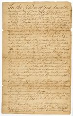 Probated will of John King, 1756