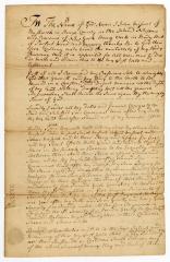 Probated will of John Miserol, 1756