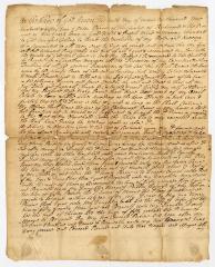 Probated will of Peter Parine, 1756