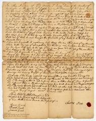 Probated will of James Pine, 1756