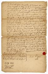 Probated will of Sarah Vail, 1756