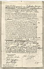 Probated will of Charles Spranger, 1757