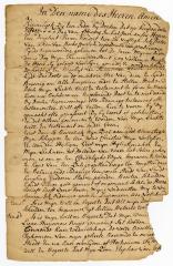 Probated will of Pieter Van Aken, 1757