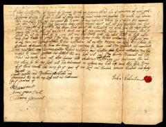 Probated will of John Valentine, 1757