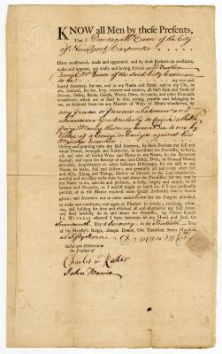 Probated will of Duncan M. Even, 1757