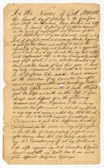 Probated will of Samuel Dusenberry, 1757