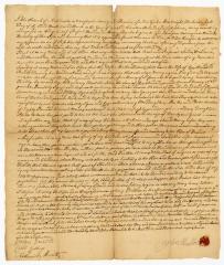 Probated will of John Hallock, 1757