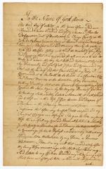 Probated will of Carol DeBeavois, 1757
