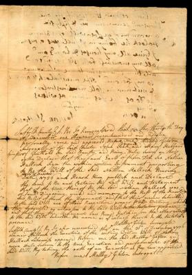 Probated will of Nathan Hallock, 1757