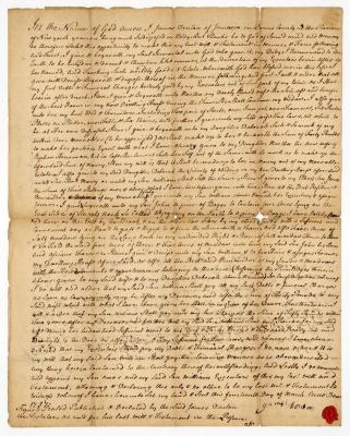 Probated will of James Denton, 1757