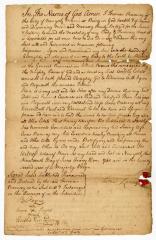 Probated will of Thomas Ramsey, 1757