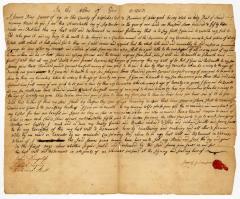 Probated will of James Pine, 1757