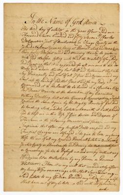Probated will of Carol DeBeavois, 1757