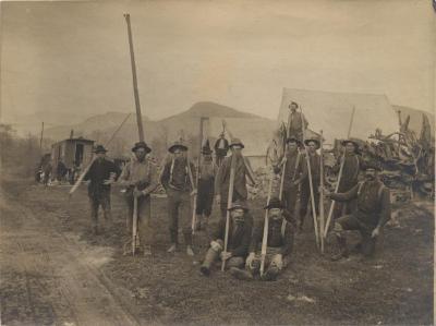 River Log Drivers, Tents &amp; Kitchen Car